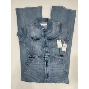 GOOD AMERICAN FIT FOR SUCCESS PALAZZO JUMPSUIT 03 In blue